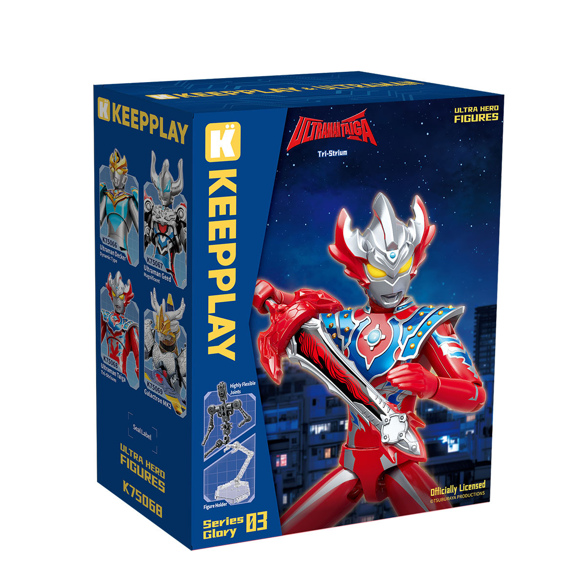 Ultraman台座可動系列 超人泰迦 三重型態