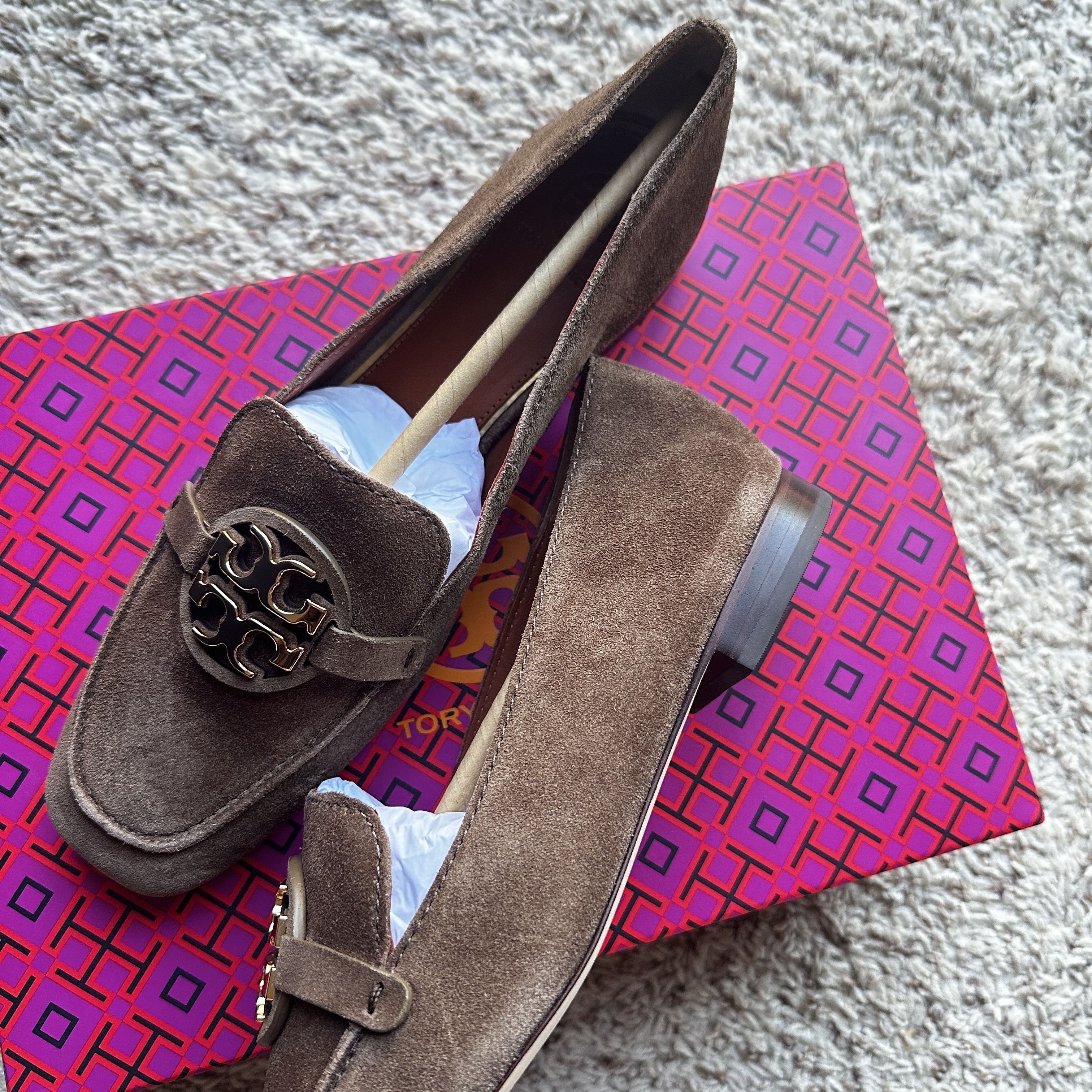 ［美國現貨］Tory Burch Miller Metal-Logo Loafer