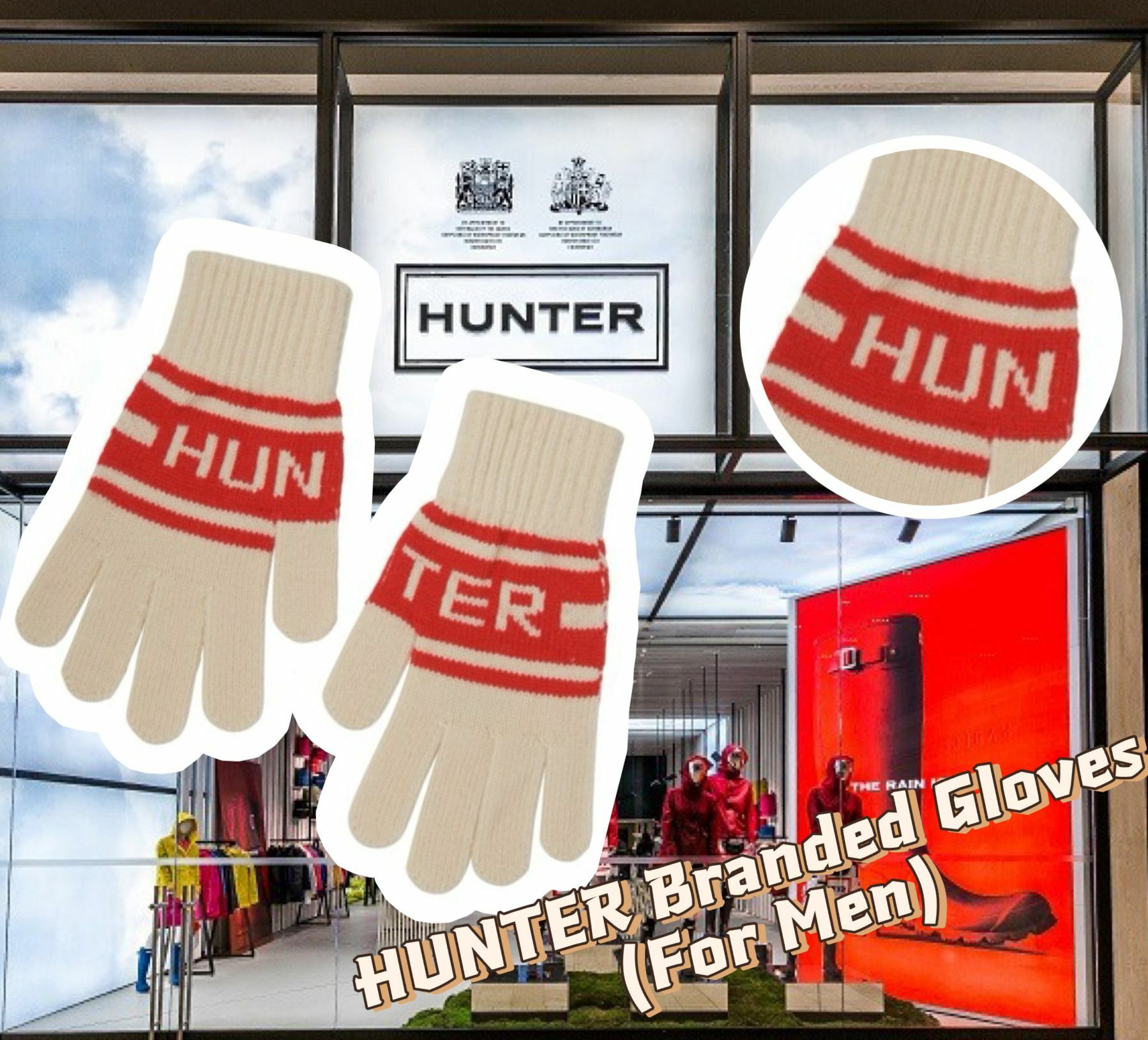 【預購】HUNTER Branded F071211 男裝手襪