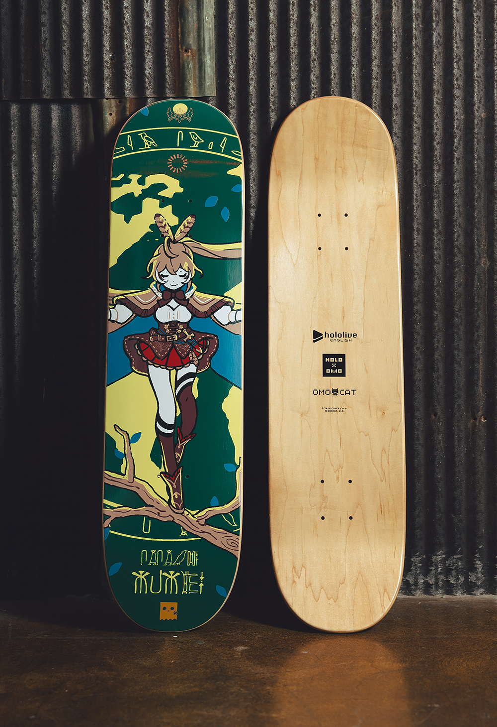 「官方代購」OMOCAT x holoPromise Skate Decks 滑板