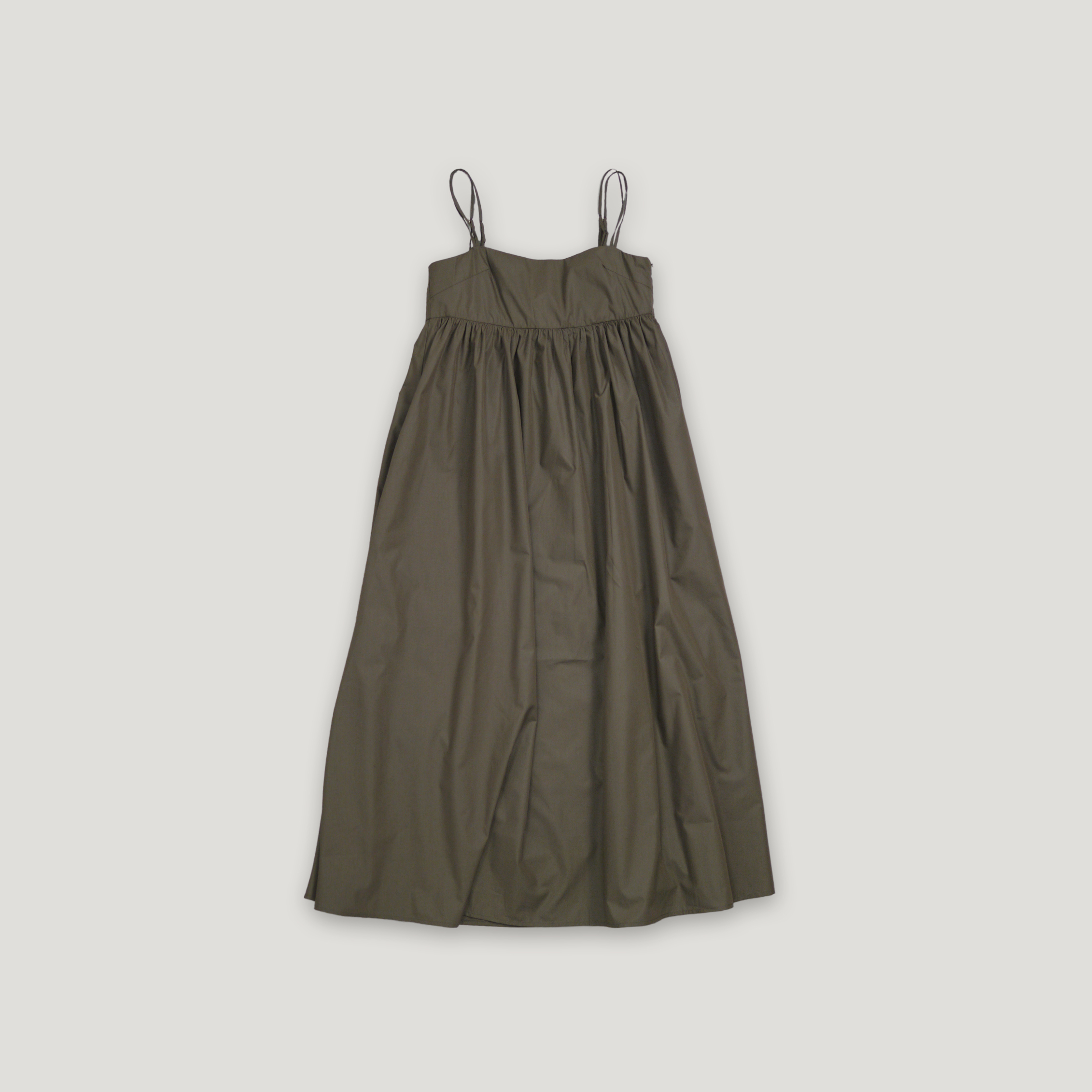 J.P.L. 雙細帶壓褶吊帶裙 ╭ 3色 ╮