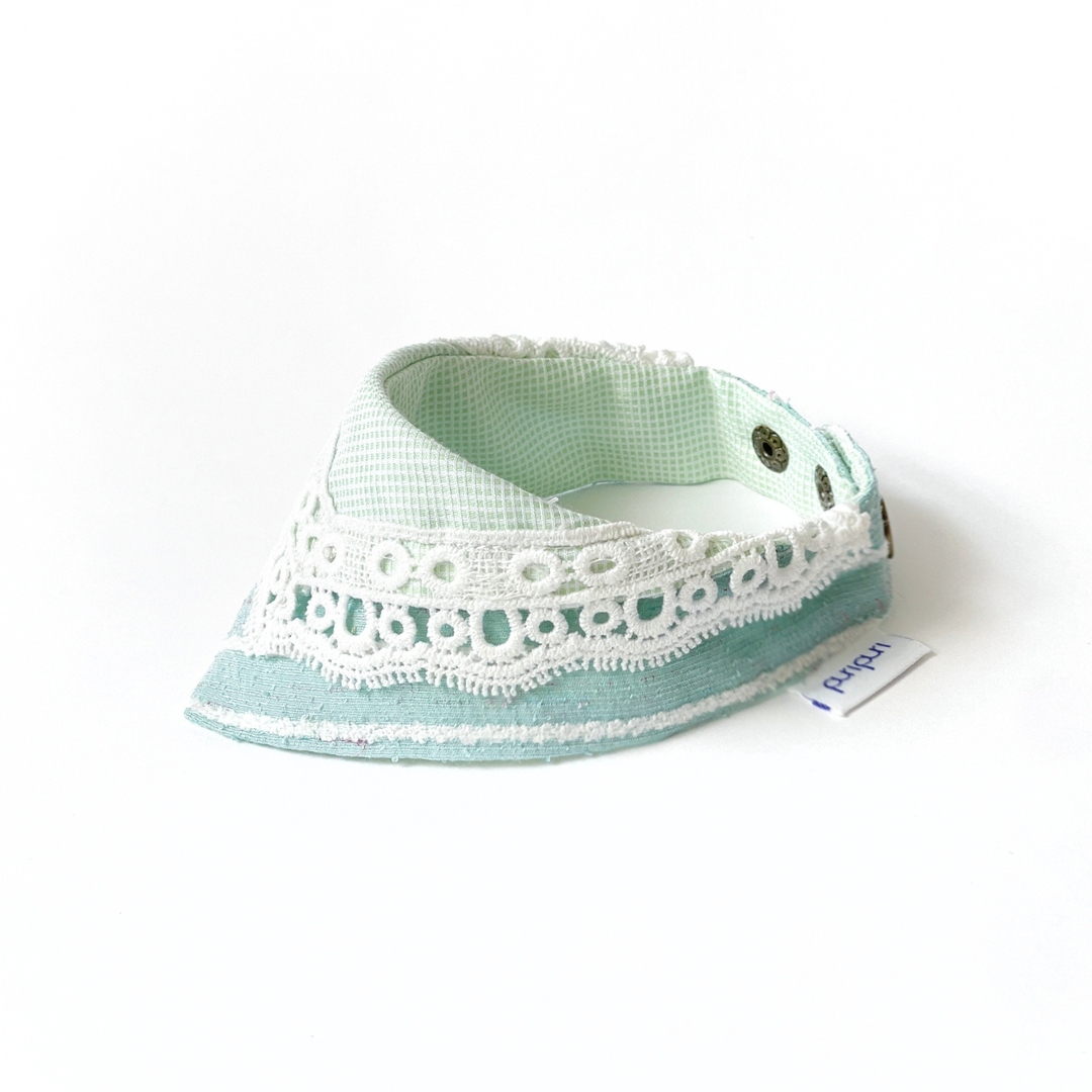 PuriPuri® 寵物領巾 - 薄荷奶油花