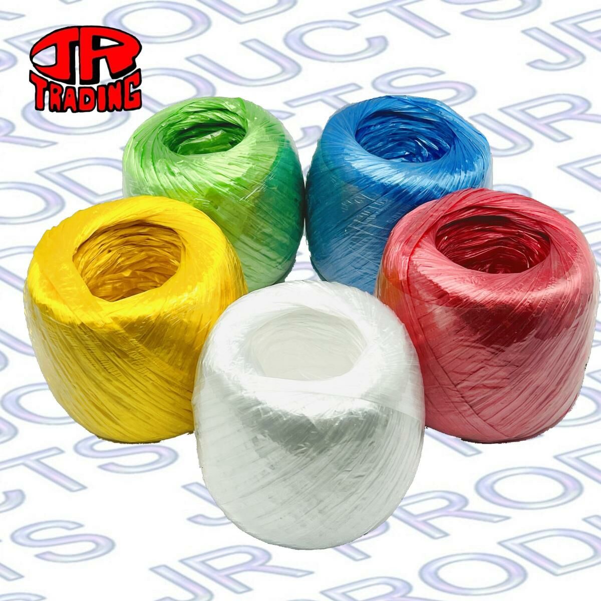 T620A│大尼龍繩球 (白、紅、藍、綠、黃 各 1）5 個