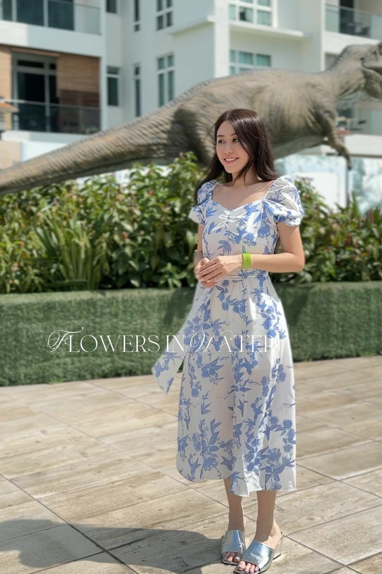 OP#6200 🤍水中花連身裙