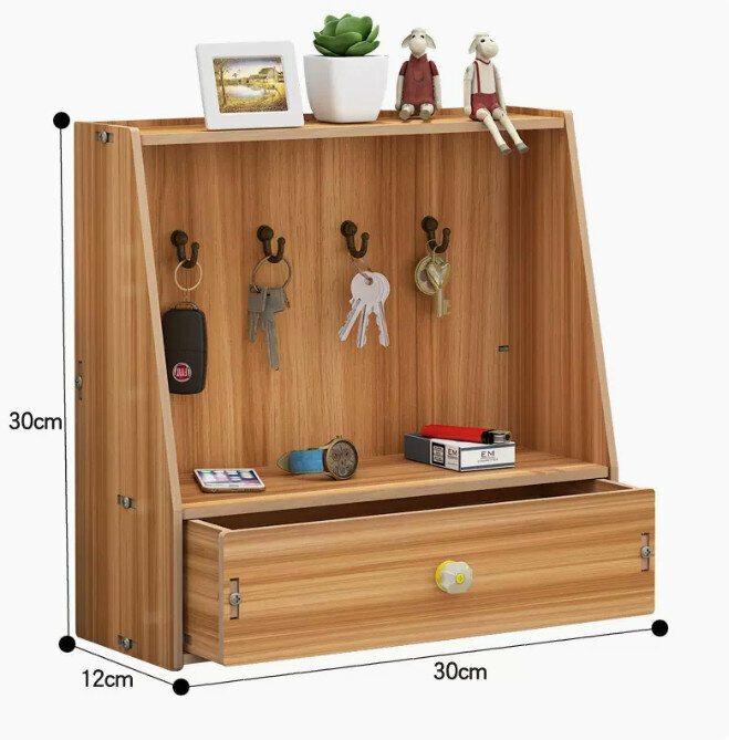 Popular desktop storage rack (desktop model A walnut color)
