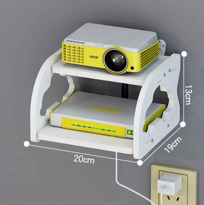 Popular bedside storage rack (short double-layer B style)
