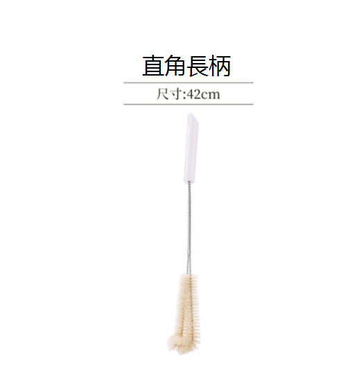 Hot push long handle right angle large bottle brush