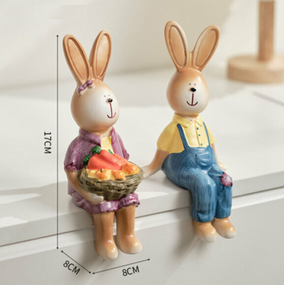 New decorative furnishings [pair of fruit rabbits]