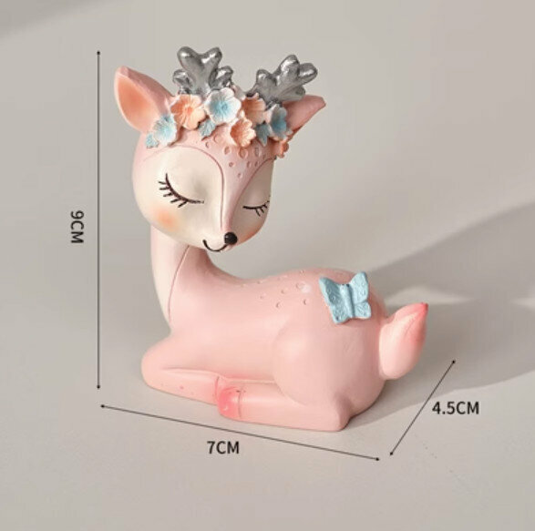 New decorative furnishings [couple deer-cute pink]