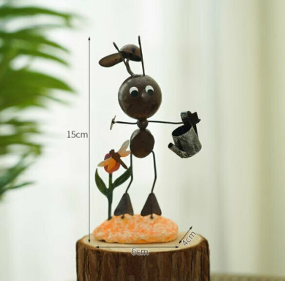 New decorative furnishings [Ants watering flowers]