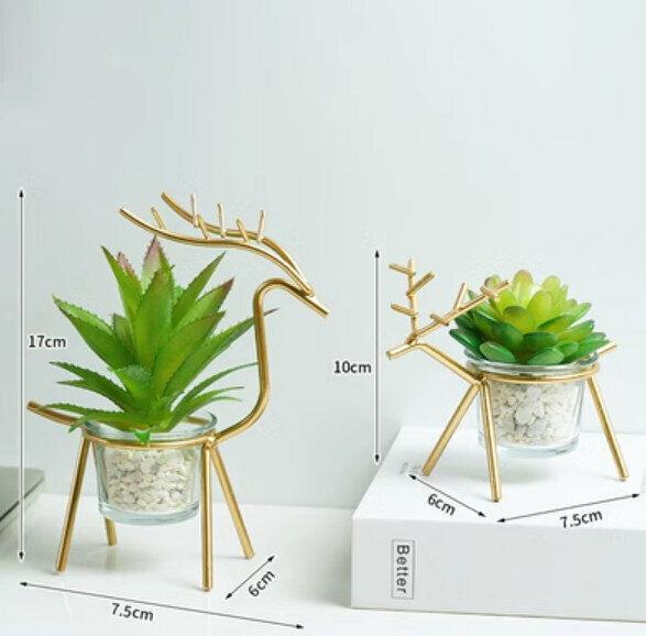 Hotly recommended decorative furnishings [pair of golden packages]