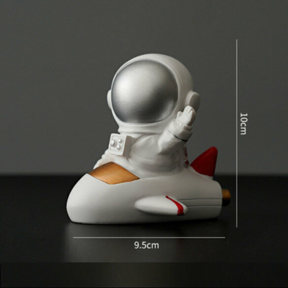 Popular decorative furnishings [Silver Flying Astronaut]