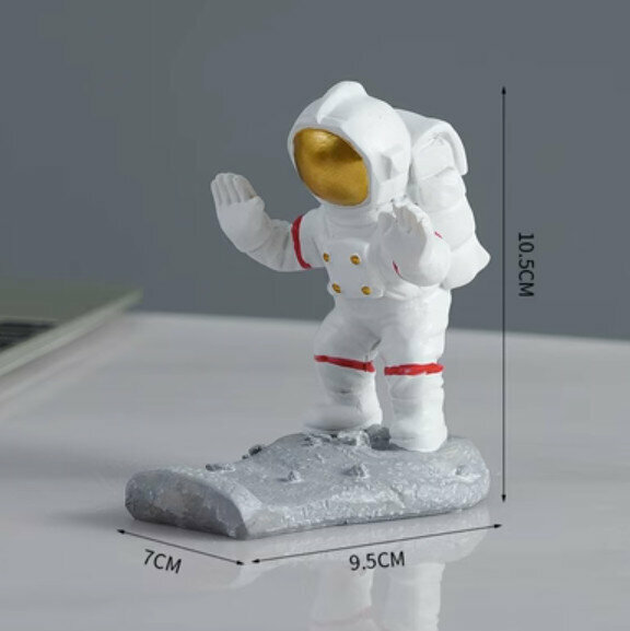 Hotly recommended decorative furnishings [Astronaut Ornament Mobile Phone Holder]