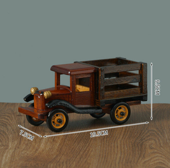 Hotly recommended decorative furnishings [8-inch red-brown truck]
