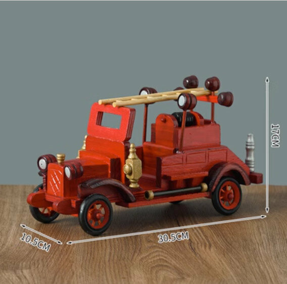 Hotly recommended decorative furnishings [red fire truck]