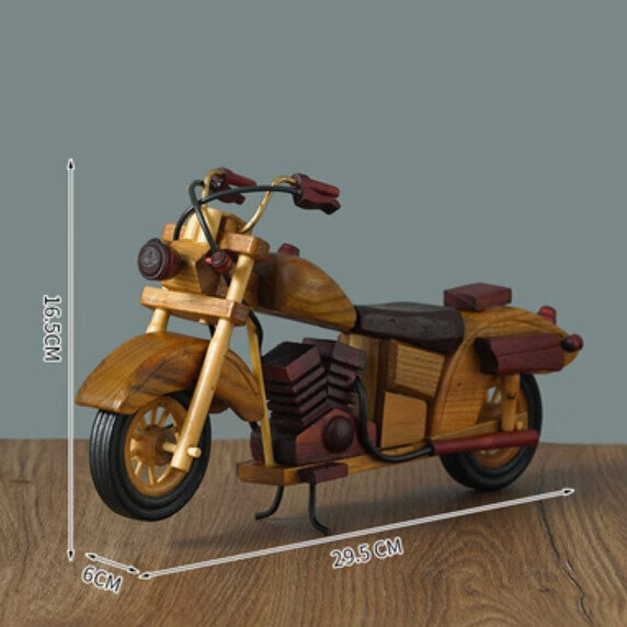 Hotly recommended decorative furnishings [Silver 12-inch motorcycle]