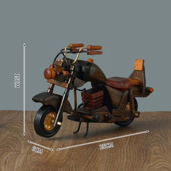Hotly recommended decorative furnishings [White 10-inch Motorcycle A]
