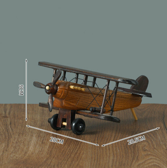 Hotly recommended decorative furnishings [8-inch airplane in pink color]