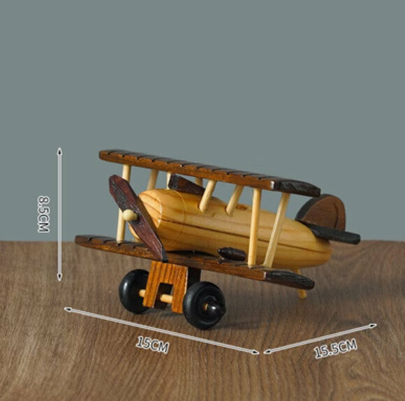 Hotly recommended decorative furnishings [rose red 6-inch airplane]