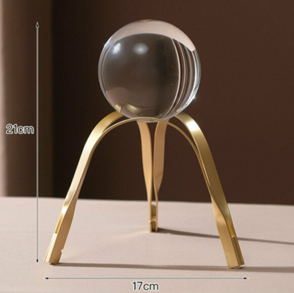Popular decorative furnishings [Tripod Crystal Large]
