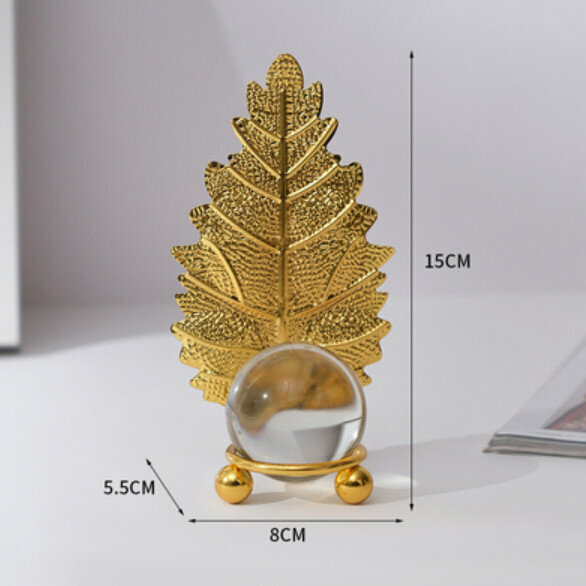 Popular decorative furnishings [crystal ball grape leaves]