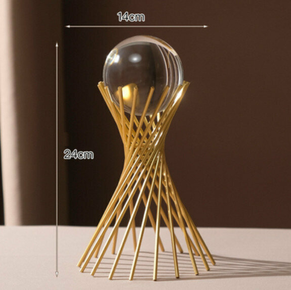 Popular decorative furnishings [small waisted crystal low model]