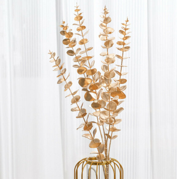 Popular decorative ornaments [Golden Eucalyptus Bouquet]