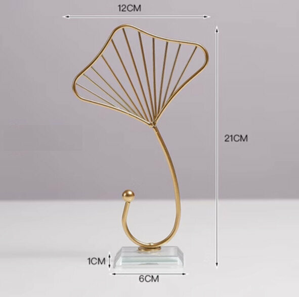 Popular decorative ornaments [Ginkgo leaf crystal ornaments]