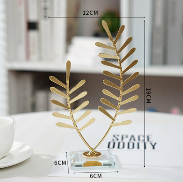 Popular decorative ornaments [golden wheat ear crystal ornaments]