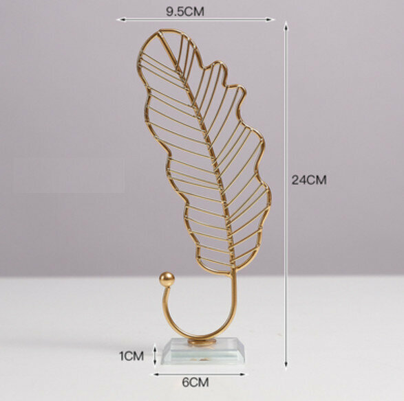 Popular decorative ornaments [feather crystal ornaments]