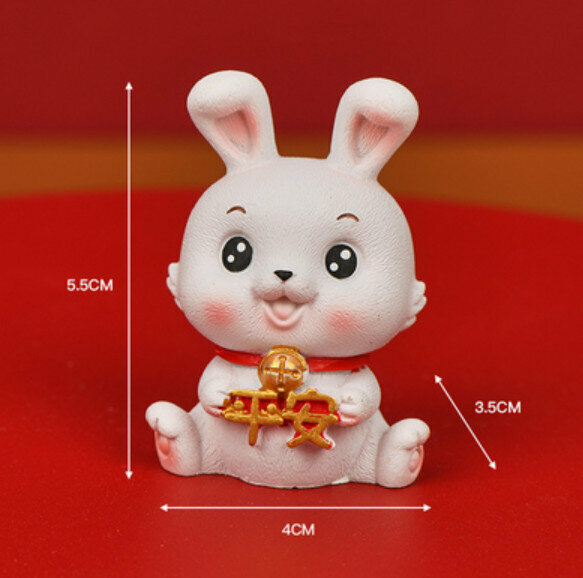 Popular decorative furnishings [Cute Rabbit Ping An]