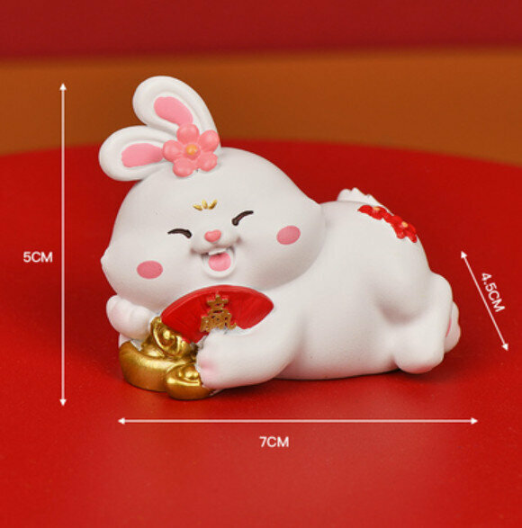 Popular decorative furnishings [Cute Rabbit Chengxiang A]