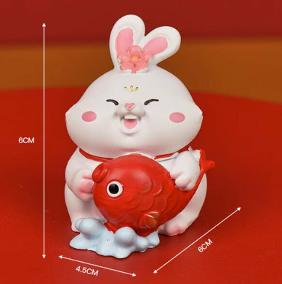 Popular decorative furnishings [Cute Rabbit Chengxiang E]