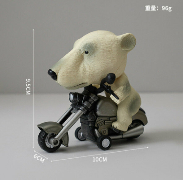 Popular decorative furnishings [White Bear Motorcycle]