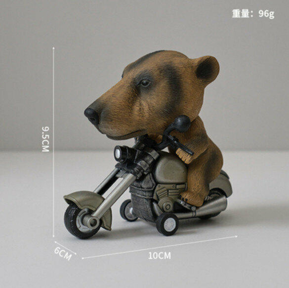 Popular decorative furnishings [Brown Bear Motorcycle]