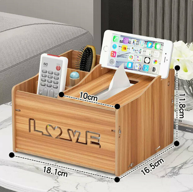 Popular desktop storage (vertical walnut color)