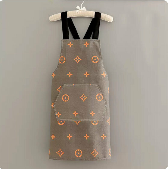 New Fashion Apron [Pure Cotton Canvas Cross Broadband Big Brand] [Specification: 95*70CM]