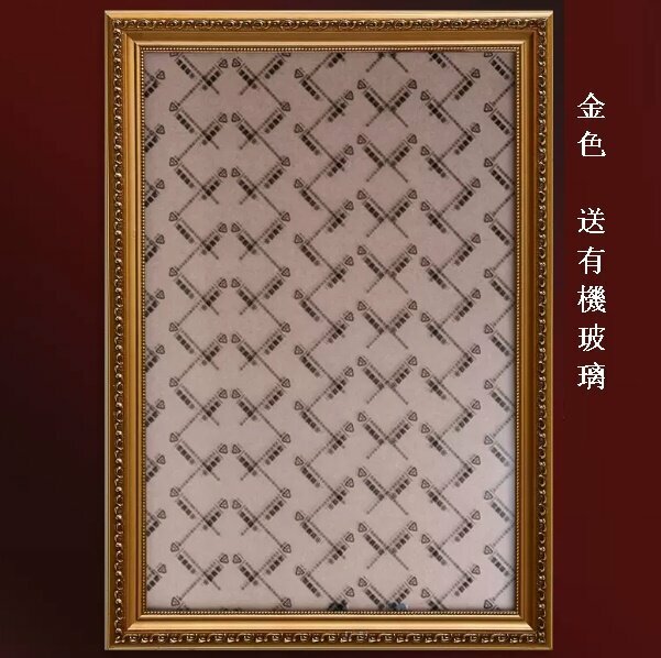 熱賣結婚照擺臺實木全家福框架（金色 6寸【內徑10.2*15.2】釐米擺掛兩用）