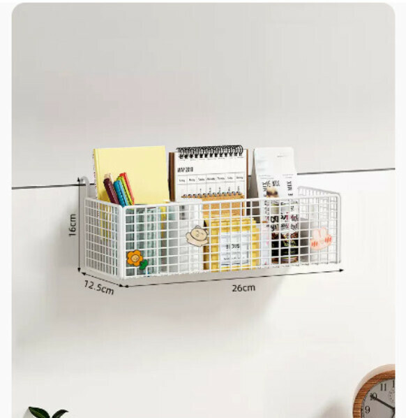 Hot selling wall-mounted storage rack [white small size]