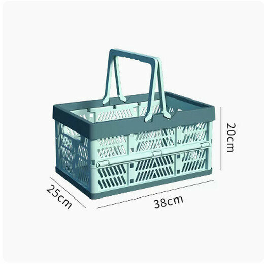 Popular foldable storage basket, shelf, storage rack (large blue size)