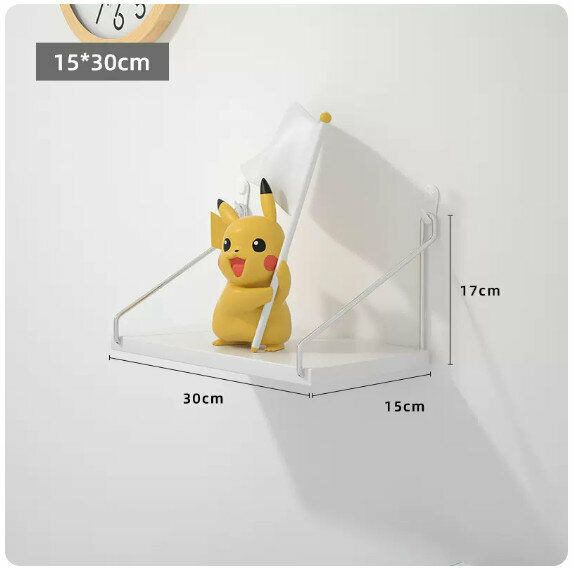 Popular wall-mounted storage rack [white small size]