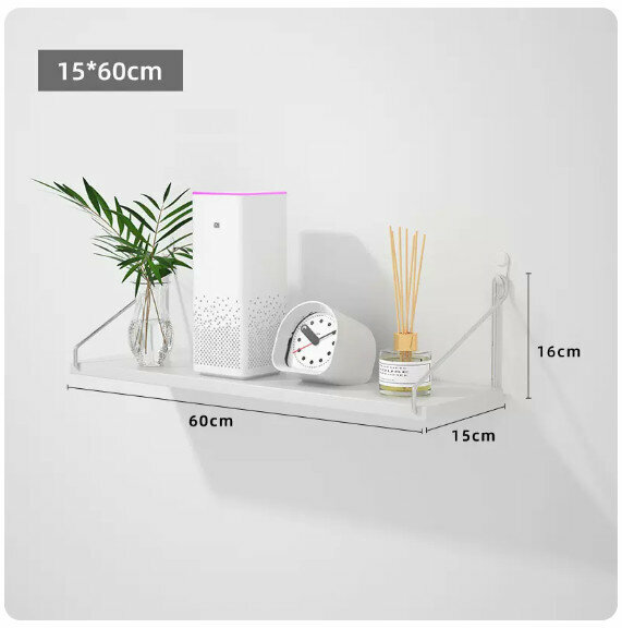 Popular wall-mounted storage rack [white large size]