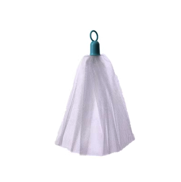 New Bath Mesh Soap Mesh Bag (White [Regular Style] 1 Pack)