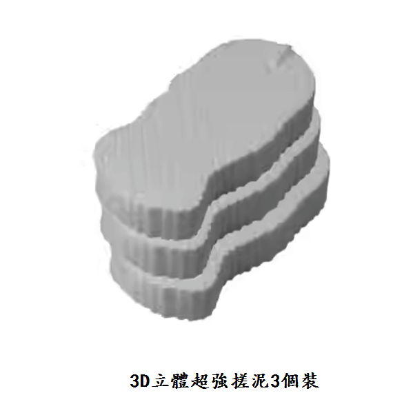 熱推搓澡海綿擦（白色【3D立體 吸水更快】3個裝）