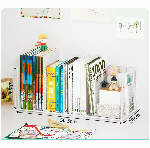 Popular storage rack [white four grids]