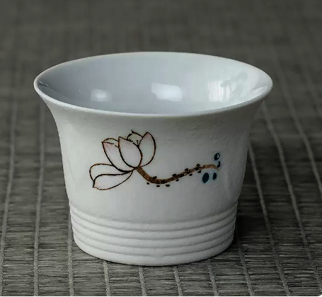 Popular Snowflake Wide Mouth Cup Kung Fu Small Tea Cup 6*8CM50ML