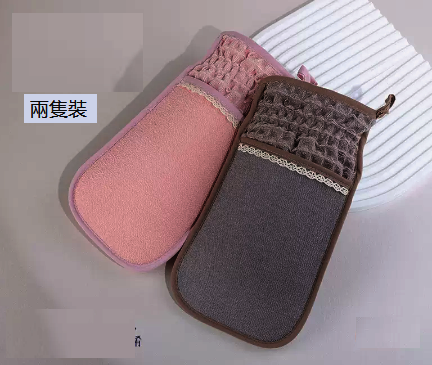 熱賣起泡球沐浴洗澡手套（【升級版中細砂】CP裝-搓搓澡易下泥不傷膚）