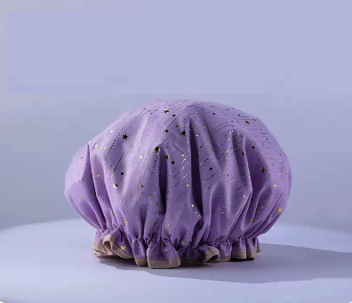 熱賣浴帽（紫色小星星款）