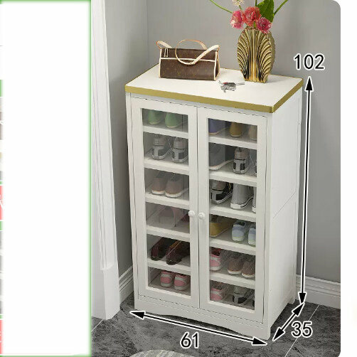 Hot Selling Domestic Shoe Storage Rack (Nordic Shoe Cabinet [Double Door Model])