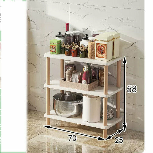 Hot selling wooden storage rack (rich model three layers long 50)